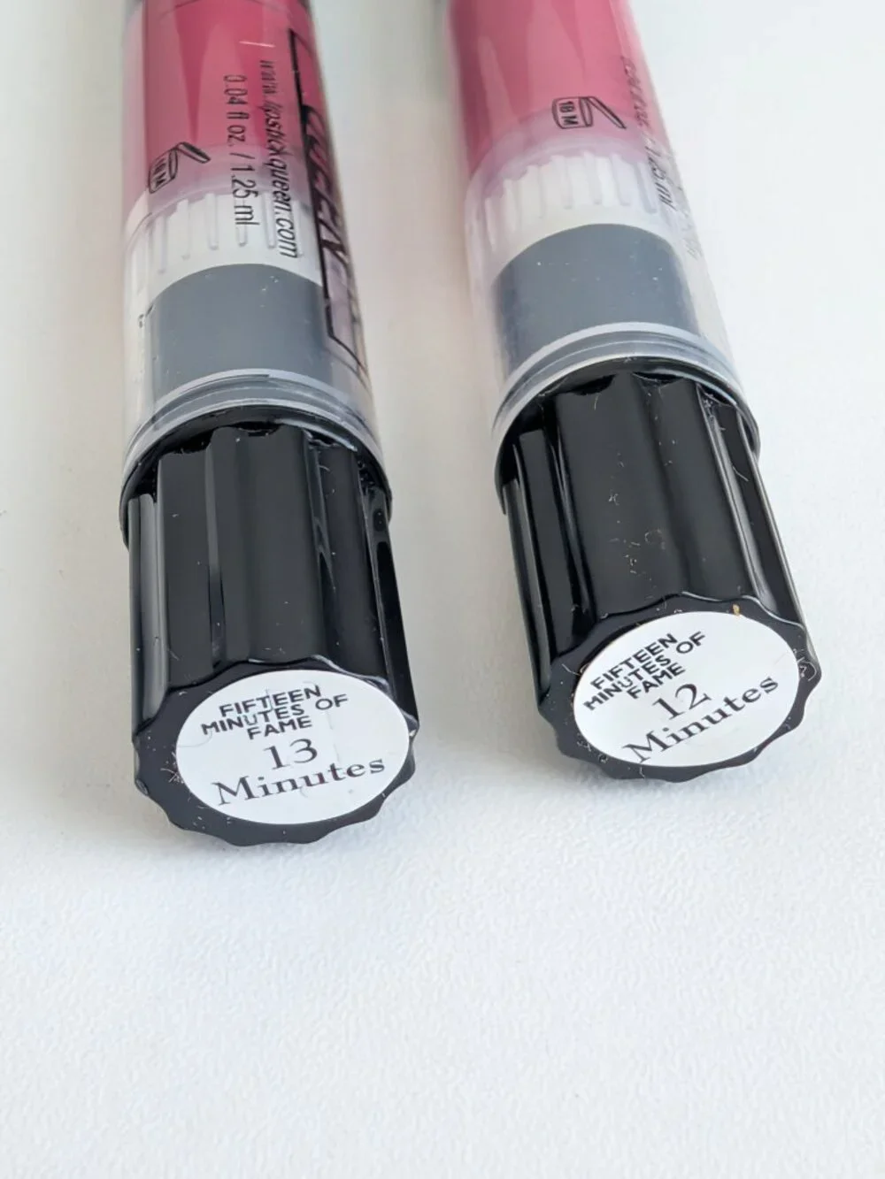 LipStick Queen Five Minutes Of Fame Pop Art Gloss #12 Minutes & #13 Minutes New